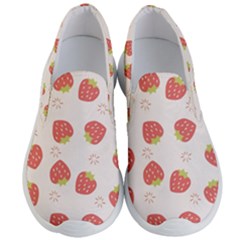 Strawberries Pattern Design Men s Lightweight Slip Ons by Wegoenart