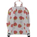 Strawberries Pattern Design Zip Up Backpack View3