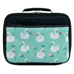 Elegant Swan Seamless Pattern Lunch Bag