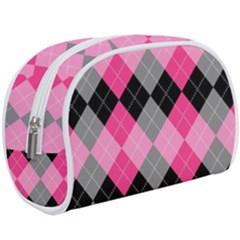 Seamless Argyle Pattern Make Up Case (large) by Wegoenart