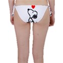 Snoopy Love Bikini Bottom View2