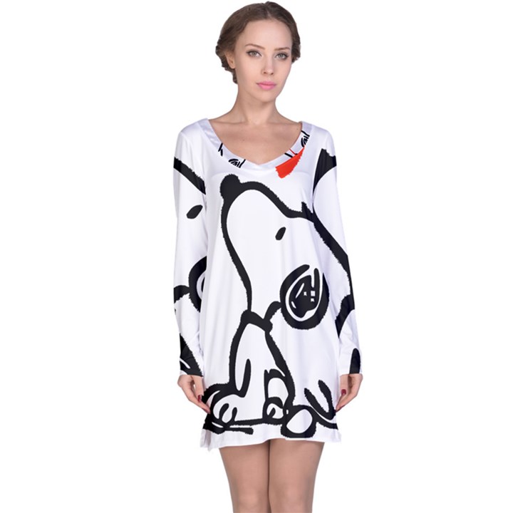 Snoopy Love Long Sleeve Nightdress