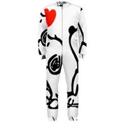 Snoopy Love Onepiece Jumpsuit (men) by Jancukart