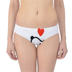 Snoopy Love Hipster Bikini Bottoms