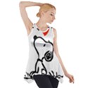 Snoopy Love Side Drop Tank Tunic View1