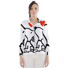 Snoopy Love Women s Windbreaker by Jancukart