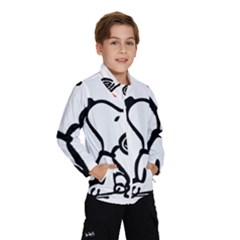 Snoopy Love Kids  Windbreaker by Jancukart