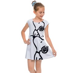 Snoopy Love Kids  Cap Sleeve Dress