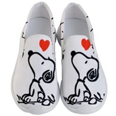 Snoopy Love Men s Lightweight Slip Ons by Jancukart