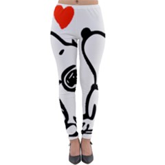 Snoopy Love Lightweight Velour Leggings