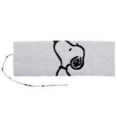 Snoopy Love Roll Up Canvas Pencil Holder (m) by Jancukart