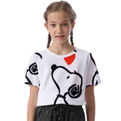 Snoopy Love Kids  Basic Tee