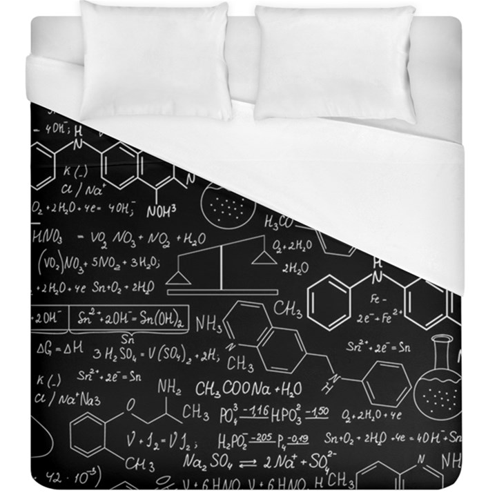 Medical Biology Detail Medicine Psychedelic Science Abstract Abstraction Chemistry Genetics Duvet Cover (King Size)