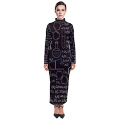 Medical Biology Detail Medicine Psychedelic Science Abstract Abstraction Chemistry Genetics Turtleneck Maxi Dress