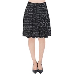 Medical Biology Detail Medicine Psychedelic Science Abstract Abstraction Chemistry Genetics Velvet High Waist Skirt