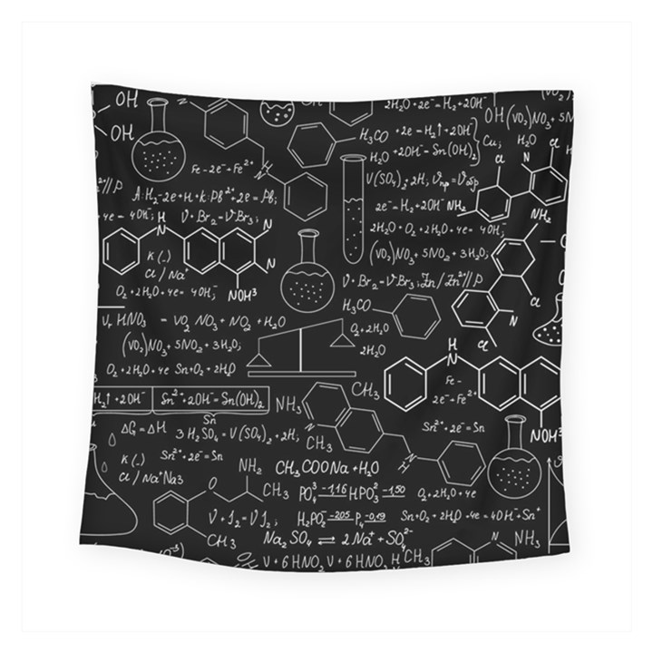 Medical Biology Detail Medicine Psychedelic Science Abstract Abstraction Chemistry Genetics Square Tapestry (Small)