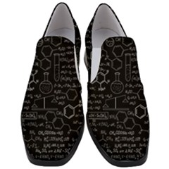 Medical Biology Detail Medicine Psychedelic Science Abstract Abstraction Chemistry Genetics Women Slip On Heel Loafers