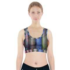 Vintage Collection Book Sports Bra With Pocket