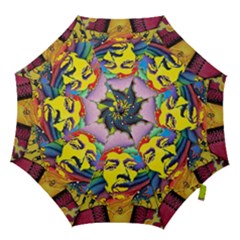 Psychedelic Rock Jimi Hendrix Hook Handle Umbrellas (large) by Jancukart