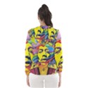 Psychedelic Rock Jimi Hendrix Women s Hooded Windbreaker View2