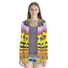 Psychedelic Rock Jimi Hendrix Drape Collar Cardigan