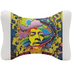 Psychedelic Rock Jimi Hendrix Seat Head Rest Cushion