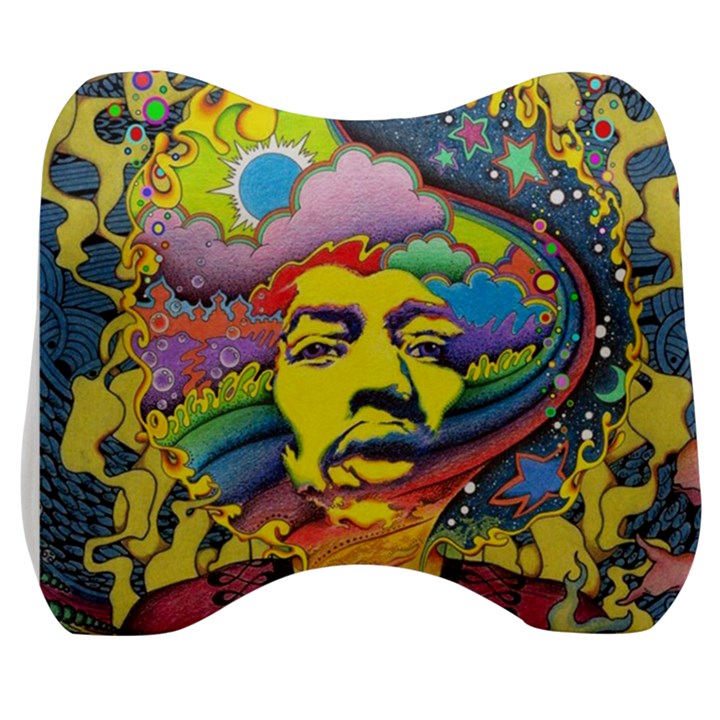 Psychedelic Rock Jimi Hendrix Velour Head Support Cushion