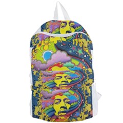 Psychedelic Rock Jimi Hendrix Foldable Lightweight Backpack