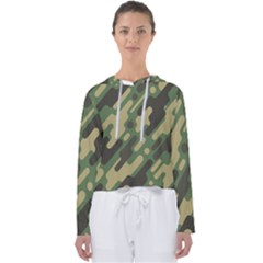 Camouflage Pattern Background Women s Slouchy Sweat