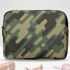 Camouflage Pattern Background Make Up Pouch (large) by Wegoenart