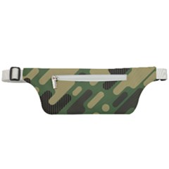 Camouflage Pattern Background Active Waist Bag by Wegoenart