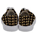 Golden Chess Board Background Kids  Low Top Canvas Sneakers View4