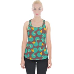 Vector-illustration-seamless-pattern-with-cartoon-duck Piece Up Tank Top by Wegoenart