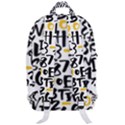 Letters pattern Classic Backpack View3