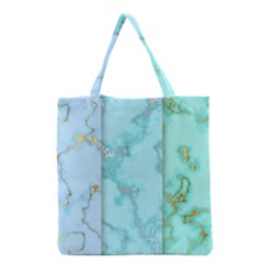 Background-marble-set Grocery Tote Bag by Wegoenart