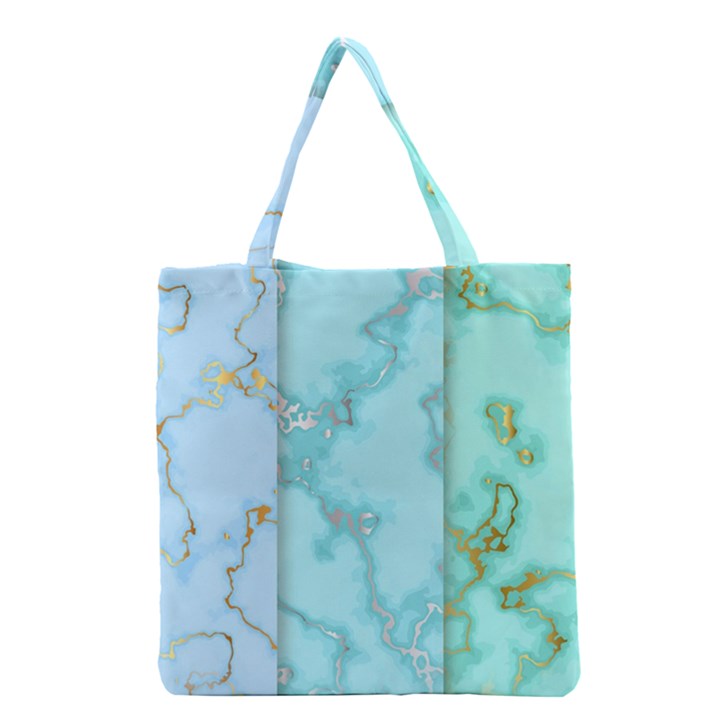 Background-marble-set Grocery Tote Bag