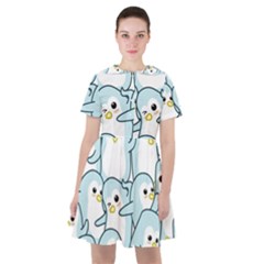 Penguin Pattern Sailor Dress