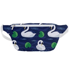 Swan Pattern Elegant Design Waist Bag  by Wegoenart