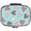 Seamless-pattern-with-heart-shaped-cookies-with-sugar-icing Mini Square Pill Box View1