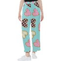 Seamless-pattern-with-heart-shaped-cookies-with-sugar-icing Women s Pants  View1