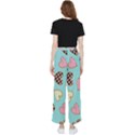 Seamless-pattern-with-heart-shaped-cookies-with-sugar-icing Women s Pants  View2