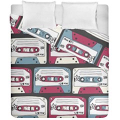 Music Symbol Rock Seamless Pattern Duvet Cover Double Side (california King Size) by Wegoenart