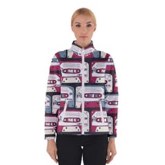 Music Symbol Rock Seamless Pattern Women s Bomber Jacket by Wegoenart