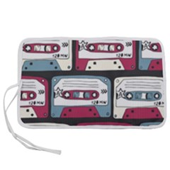 Music Symbol Rock Seamless Pattern Pen Storage Case (m)