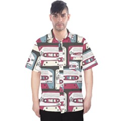 Music Symbol Rock Seamless Pattern Men s Hawaii Shirt