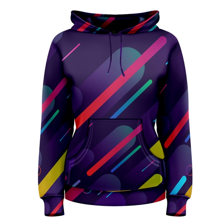 Colorful-abstract-background Women s Pullover Hoodie