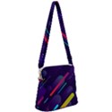 Colorful-abstract-background Zipper Messenger Bag View1