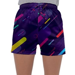 Colorful-abstract-background Sleepwear Shorts by Wegoenart