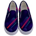 Colorful-abstract-background Kids  Canvas Slip Ons View1