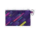 Colorful-abstract-background Canvas Cosmetic Bag (Medium) View2